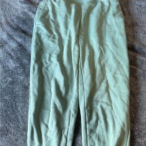 TNA teal sweatpants